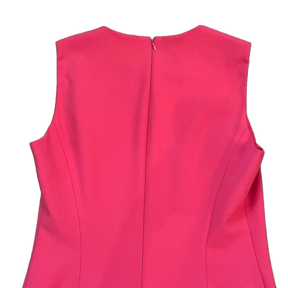 Polo Ralph Lauren Women’s Flounce Hem Mini Dress Size 6 Pink Sleeveless Vintage - Picture 4 of 9